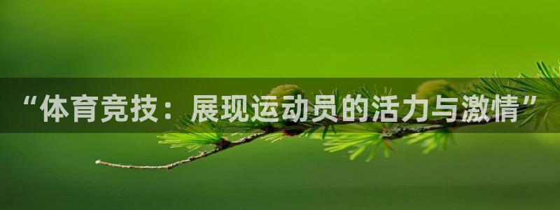 3377体育官网下载注册：“体育竞技：展现运动员的活