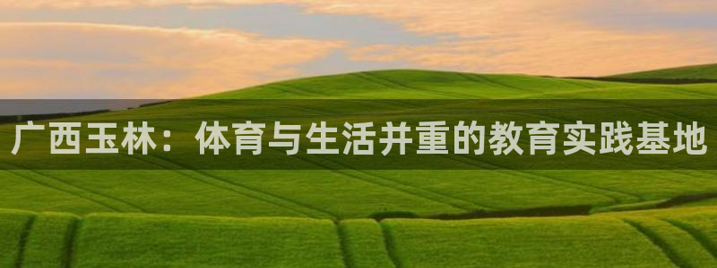 3377体育官网下载平台是正规平台吗：广西玉林：体育