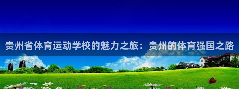3377体育官方正版app集团E.ON：贵州省体育运