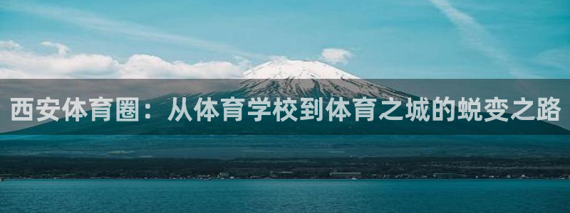 3377体育在线官网：西安体育圈：从